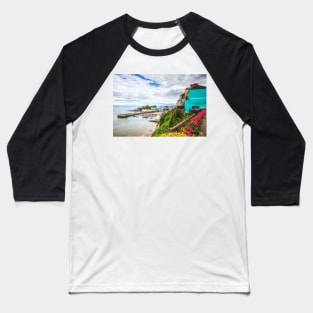 Tenby Harbour And Lifeboat Stations, Pembrokeshire, Wales Baseball T-Shirt